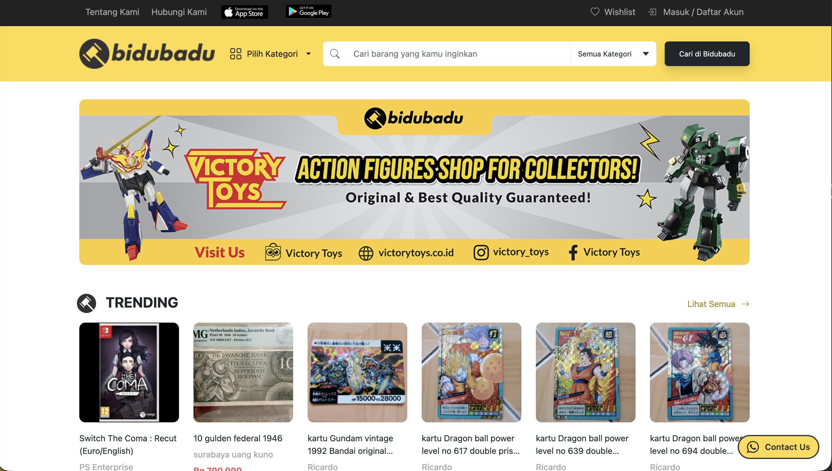Bidubadu - Gaming Auction