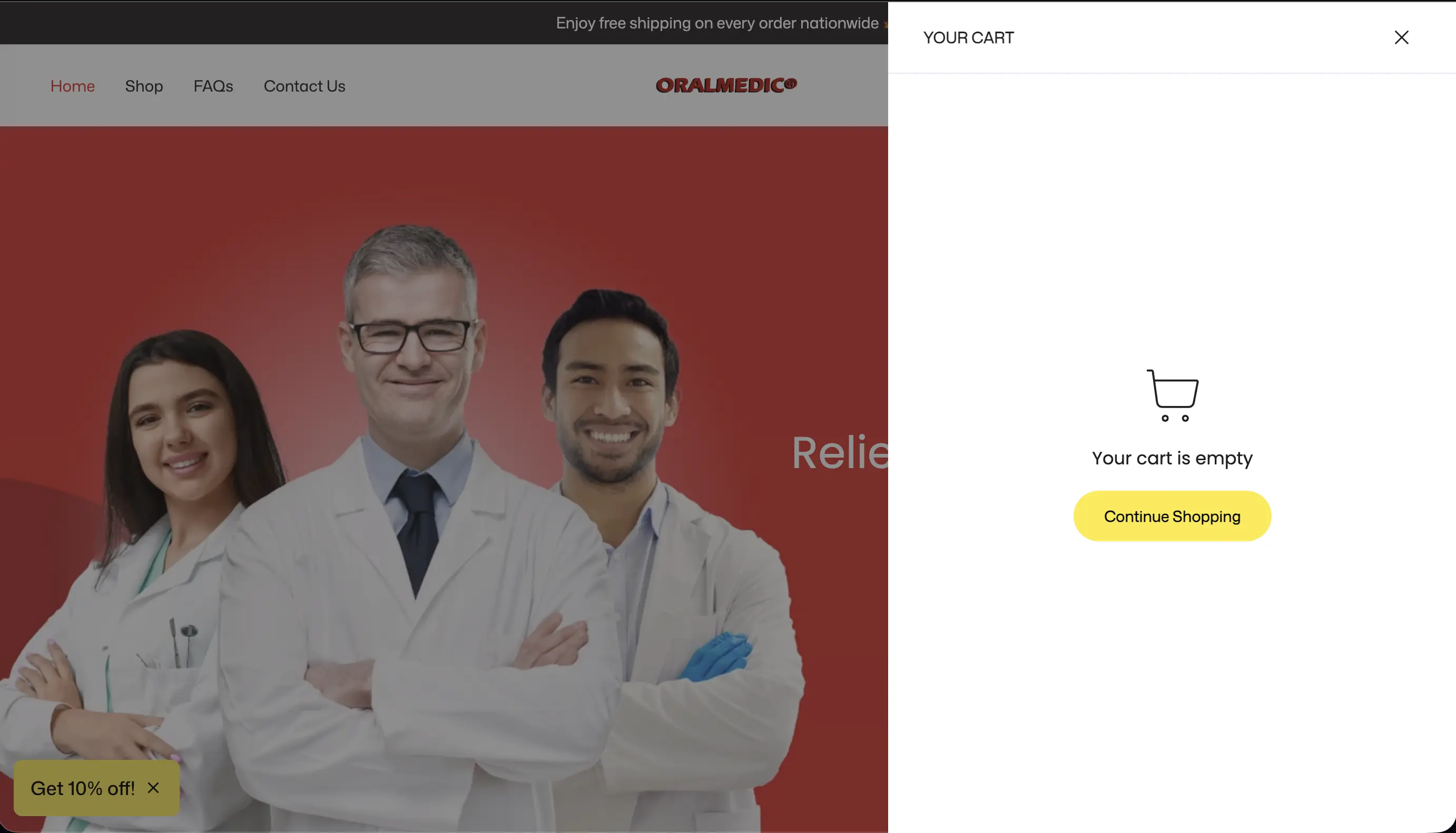 Oralmedic - Shopify Medic Platform screenshot